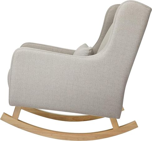 Babyletto Kai Rocker in Performance Dijon Eco-Twill, Water Repellent & Stain Resistant, Greenguard Gold and CertiPUR-US Certified in Kuwait