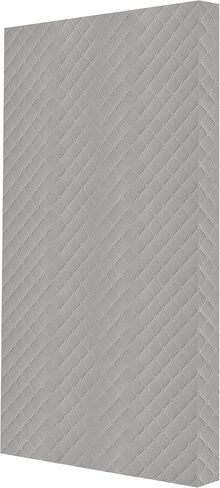 Dream On Me Asheville 4" Firm Fiber Crib And Toddler Mattress | Waterproof | GreenGuard Gold Certified | Dual-Sided Mattress | Grey Embossed Cover | Lightweight Reversible Design in Kuwait