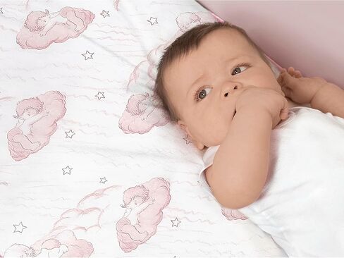 Dream On Me Twilight 80 Coil Spring Crib and Toddler Bed Mattress, Wave Pink, 5" in Saudi Arabia