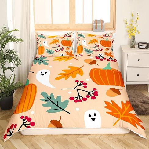 Farm Animal Duvet Cover Queen, Goats Milk Bedding Set for Toddler Newborn Kids Happy Thanksgiving Comforter Cover Hand Drawn Black Sketches Cartoon Goat Quilt Cover 3Pcs with Zipper Closure in Kuwait