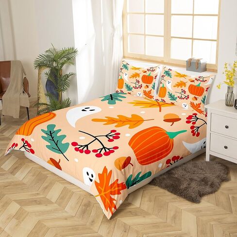 Farm Animal Duvet Cover Queen, Goats Milk Bedding Set for Toddler Newborn Kids Happy Thanksgiving Comforter Cover Hand Drawn Black Sketches Cartoon Goat Quilt Cover 3Pcs with Zipper Closure in Kuwait