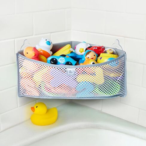 Munchkin® High 'n Dry™ Corner Bath Toy Organizer and Storage, Grey in Saudi Arabia