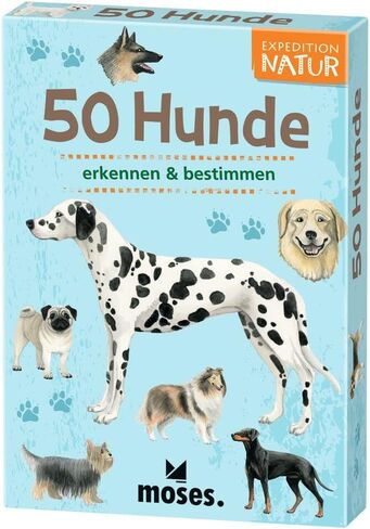 Moses. Expedition Natur/Dog | Box of 50 Cards | with exciting Quiz Questions in Saudi Arabia