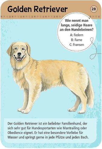 Moses. Expedition Natur/Dog | Box of 50 Cards | with exciting Quiz Questions in Saudi Arabia