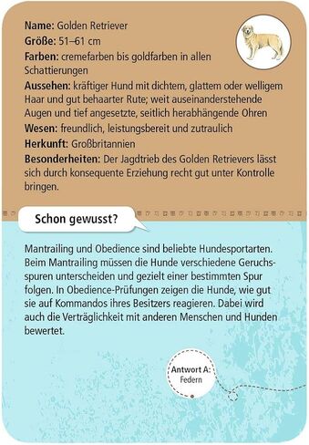 Moses. Expedition Natur/Dog | Box of 50 Cards | with exciting Quiz Questions in Saudi Arabia