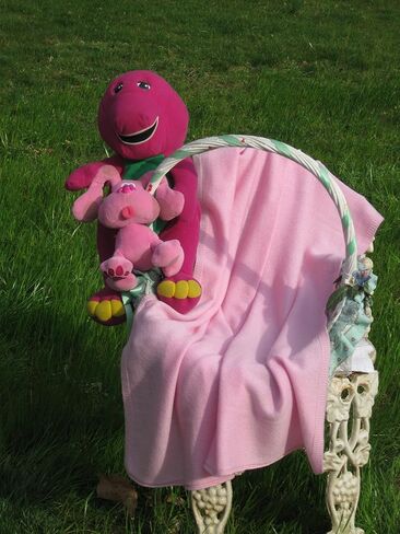 Woolen Cashmere Baby Blanket (Baby Pink) in Saudi Arabia