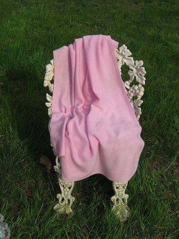 Woolen Cashmere Baby Blanket (Baby Pink) in Saudi Arabia