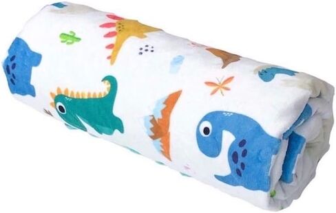 Cute Animal Minky Blanket for Boys & Girls - Soft Double Layer with Dotted Backing, Toddler to Newborn (30 X 40 inches) in Saudi Arabia