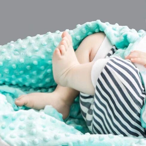 Cute Animal Minky Blanket for Boys & Girls - Soft Double Layer with Dotted Backing, Toddler to Newborn (30 X 40 inches) in Saudi Arabia