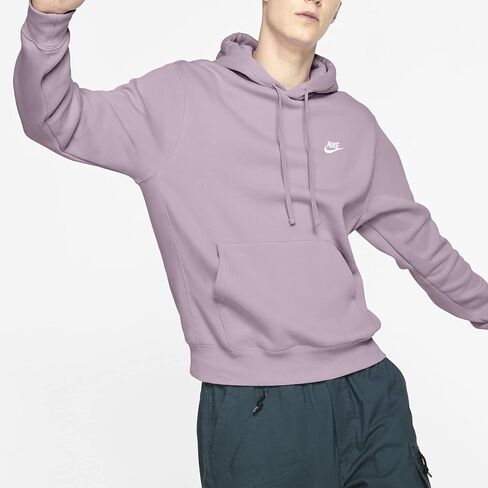 Nike Sportswear Club Fleece Pullover Hoodie BV2654-576 (ICED Lilac),X-Large in Saudi Arabia