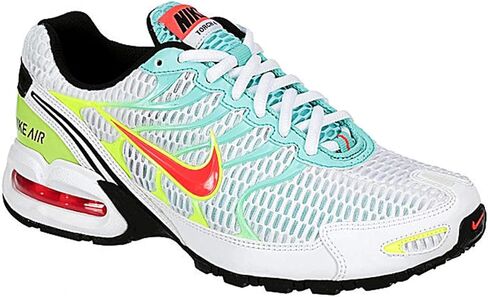 Nike Women's Air Max Torch 4 Running Shoe (10, White/Black-Volt-Laser Crimson) in Saudi Arabia