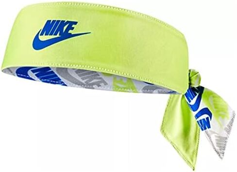 Nike Dri-FIT Futura Toss 2.0 Reversible Head Tie (Royal/Volt) in Saudi Arabia