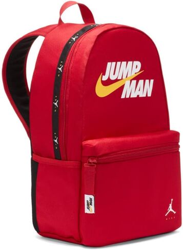 حقيبة ظهر Nike Air Jordan Jumpman (مقاس واحد، كربون هيذر) (كربون هيذر/أبيض/ذهبي، مقاس واحد) in Kuwait