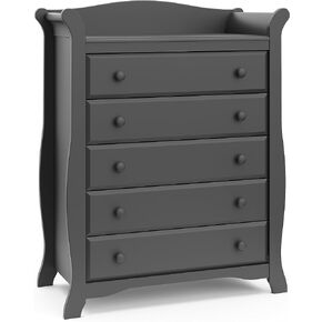 Storkcraft Avalon 6 Drawer Double Dresser (White) – Dresser for Kids Bedroom, Nursery Dresser Organizer, Chest of Drawers for Bedroom with 6 Drawers, Classic Design for Children’s Bedroom in Kuwait