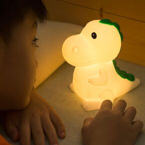 QANYI Egg Nightlight for Baby Nursery, Soft Kawaii Small Chicken Table Lamp with Rechargeable and Dimmable, Silicone Touch Sensor Birthday Gift Ideas for Baby Toddler Newborns Children Girls