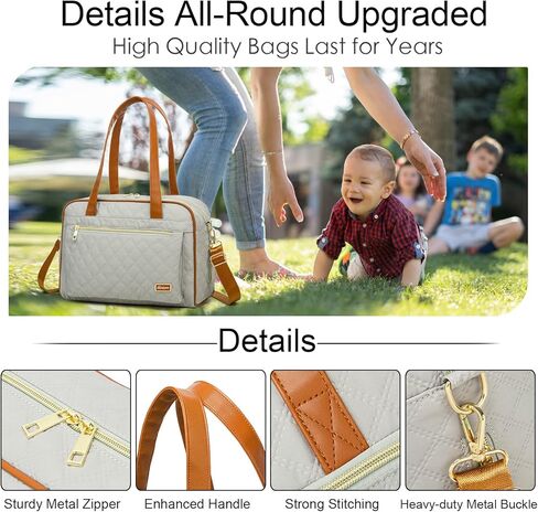 Rabjen Small Diaper Bag Tote, Mini Travel Multifunction Baby Bag with Insulated Pockets in Kuwait