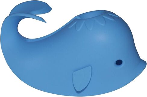 Aurelie Silicone Whale Tub Faucet Cover for Kids, Protective Baby Safety Products for the Bathtub Spout, Blue in Saudi Arabia