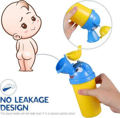 Gadpiparty Portable Baby Child Potty Urinal Emergency Urinal Toilet Upgrade Baby Boy Portable Potty Kid Potty Pee Training for Child Kid Toddler Car Travel and Camping in Kuwait
