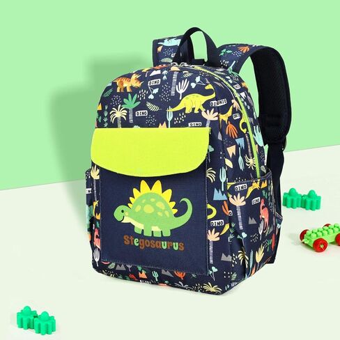 Cute Zoo Little 2d Backpack Kid Backpacks for Girls and Boys Toddler Backpack Waterproof Preschool Safety Harness Leash(DeepBlue Bus) in Saudi Arabia