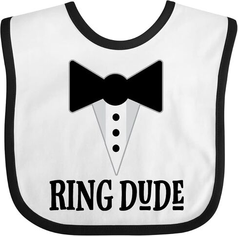 Ring Dude Ringbearer Bridal Party Wedding Baby Bib in Kuwait