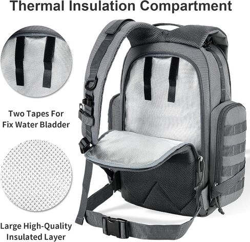 SHARKMOUTH Military Diaper Bag for Men: 100% Confident Carry for Dads | Tactical Masculine Style Dads Proud to Carry - Built Tough for Daily Parenting/Travel/Outdoor Adventures (Black) in Saudi Arabia