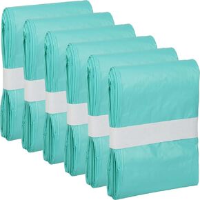 6 Pack Adult Diaper Liner Refills Compatible with Janibell Akord 280 Slim Model Adult Diaper System, Green, Lightly Scented in Saudi Arabia