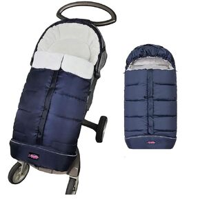 German Designed Universal Stroller Bunting Bag, 5 Way Zippers Style for Baby Easy in & Out of Water Repellent Stroller Blanket, Height/Temperature Adjustable Anti-Kick Stroller Winter Sleeping Bag