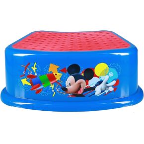 Disney Minnie Mouse Happy Helpers Bathroom Step Stool for Kids Using The Toilet and Sink - Kids Step Stool, Potty Training, Non-Slip, Bathroom, Kitchen, Lightweight in Kuwait