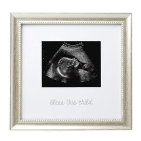 إطار تذكاري من ليل بيتش يبارك هذا الطفل، هدايا مدروسة، هدية للآباء الجدد، أو إضافة إلى سجل الأطفال، فضي in Kuwait