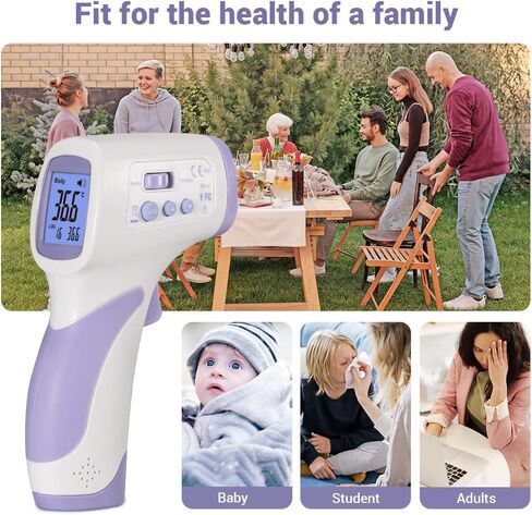CEM DT-8806H, thermometer for forehead,No-Touch Forehead Thermometer for Adults and Kids,FDA CE ,Large LED Display and Gentle Vibration Alert in Saudi Arabia