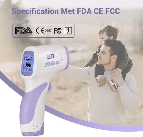 CEM DT-8806H, thermometer for forehead,No-Touch Forehead Thermometer for Adults and Kids,FDA CE ,Large LED Display and Gentle Vibration Alert in Saudi Arabia