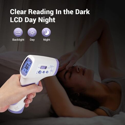 CEM DT-8806H, thermometer for forehead,No-Touch Forehead Thermometer for Adults and Kids,FDA CE ,Large LED Display and Gentle Vibration Alert in Saudi Arabia