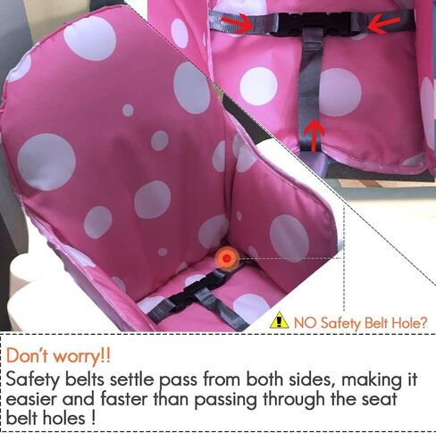 Highchair Cushion for IKEA Antilop Highchair, New Version Baby Highchair Seat Covers, More Thick, Washable Foldable, Child Chair Insert Mat Padding (Blue) in Saudi Arabia