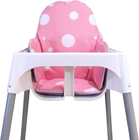 Highchair Cushion for IKEA Antilop Highchair, New Version Baby Highchair Seat Covers, More Thick, Washable Foldable, Child Chair Insert Mat Padding (Blue) in Saudi Arabia