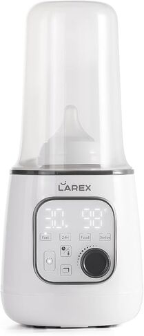 Bottle Warmer, Larex 10 in 1 Multi-Function Fast Baby Bottle Warmer for Breastmilk or Formula, with Fast Warming, Keep Warm, Food Heating, and Steam in Kuwait