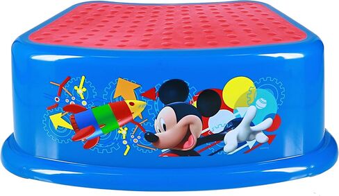 Disney Minnie Mouse Happy Helpers Bathroom Step Stool for Kids Using The Toilet and Sink - Kids Step Stool, Potty Training, Non-Slip, Bathroom, Kitchen, Lightweight in Kuwait