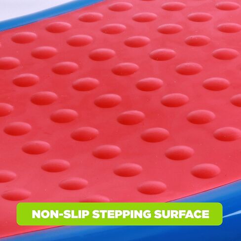 Disney Minnie Mouse Happy Helpers Bathroom Step Stool for Kids Using The Toilet and Sink - Kids Step Stool, Potty Training, Non-Slip, Bathroom, Kitchen, Lightweight in Kuwait