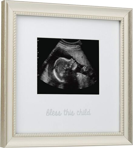 إطار تذكاري من ليل بيتش يبارك هذا الطفل، هدايا مدروسة، هدية للآباء الجدد، أو إضافة إلى سجل الأطفال، فضي in Kuwait