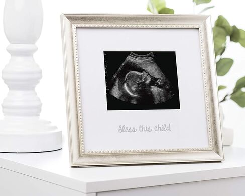 إطار تذكاري من ليل بيتش يبارك هذا الطفل، هدايا مدروسة، هدية للآباء الجدد، أو إضافة إلى سجل الأطفال، فضي in Kuwait