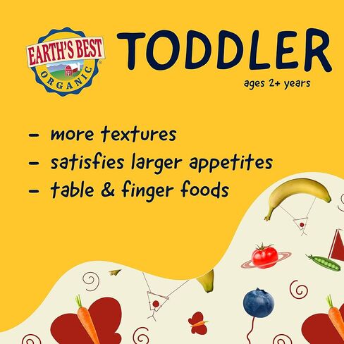أفضل الوجبات الخفيفة العضوية للأطفال من Earth، وجبات خفيفة للأطفال الصغار من Sesame Street، لقيمات PB&J العضوية للأطفال الصغار بعمر سنتين فما فوق، زبدة الفول السوداني والتفاح بنكهة النكهات الطبيعية الأخرى، كيس 3 أونصة (عبوة من 6) in Saudi Arabia