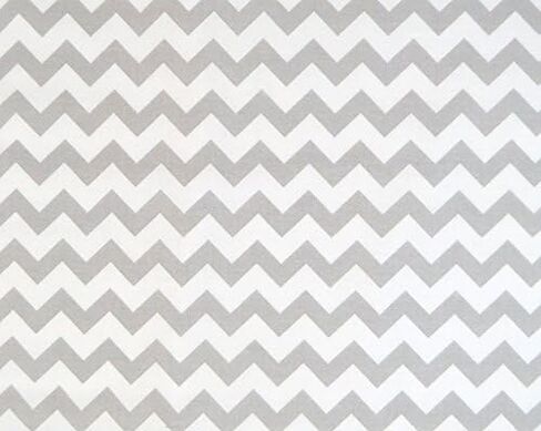 SheetWorld 100% Cotton Percale Extra Deep Fitted Portable Mini Crib Sheet 24 x 38 x 5.5, Grey Chevron Zigzag, Made in USA in Saudi Arabia