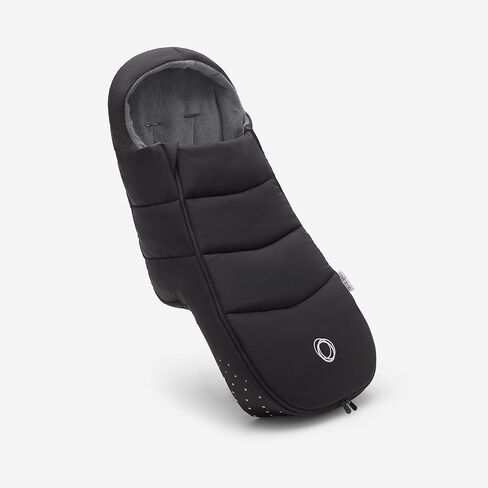 Bugaboo Footmuff - All-Season Stroller Accessory Weatherproof Climate Control Removable and Reflective - Midnight Black in Saudi Arabia