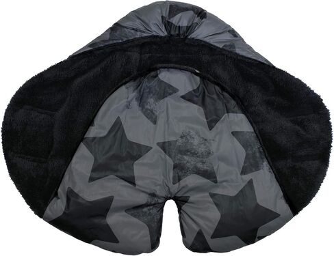 7AM Enfant Baby Car Seat - Nido Quilted Baby carier Cover, Hooded Soft Plush Lining, Stroller | (Heather Grey, Small 0-6M) in Saudi Arabia