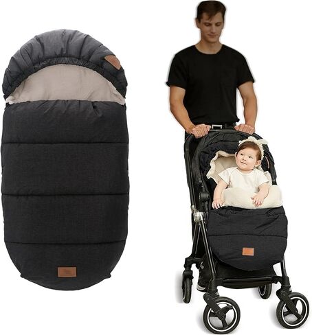 LAT Baby Warm Bunting Bag Universal,Stroller Sleeping Bag Cold Weather,Waterproof Toddler Footmuff in Kuwait