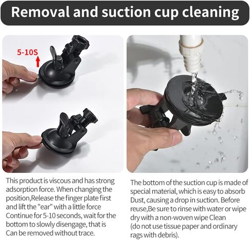Car Mirror Baby Rear Facing Seat,HD 4.5" 360°Rotatable&Vacuum Suction Cup Mount Baby Car Mirror for Windshield,Dashboard,Ideal Preferred Rear View Mirror for Parents in Kuwait