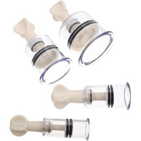 Ciieeo 4pcs Nipple Suction Cups Nipple Corrector Sucker for Inverted Nipple Puller or Extender Nipple Enhancer Suckers for Girls Pregnant Woman Breastfeeding Different Sizes in Saudi Arabia