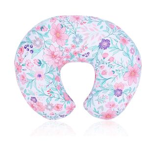 Cloele Nursing Pillow Cover for Breastfeeding Pillows - Dog Breastfeeding Pillow Slipcovers for Baby Boys & Girls Ultra Soft Infant Nursing Pillowcase for Newborn - Dog and Green Leaf