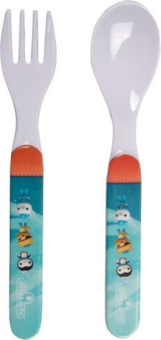 Octonauts 5 Pc Mealtime Feeding Set for Kids and Toddlers - Includes Plate, Bowl, Cup, Fork and Spoon Utensil Flatware - Durable, Dishwasher Safe, BPA Free in Kuwait