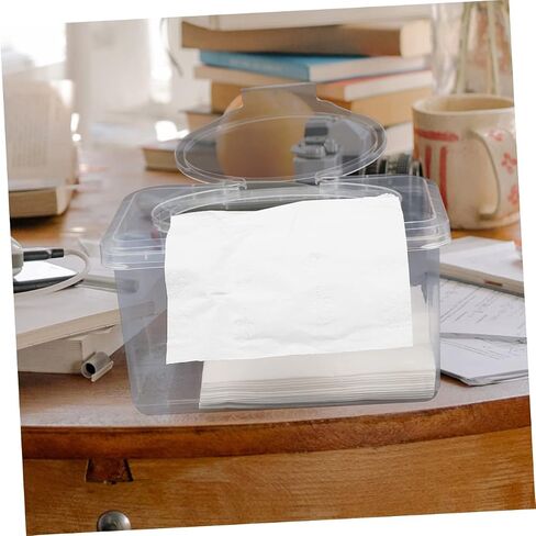 SAFIGLE 2pcs Baby Wipes Box Wipe Holder for Bathroom Diaper Dispensers Wet Wipe Dispenser Toilet Tissue Holder Stand Car Heater Travel Wipes Case Wipe Holder for Diaper Bag Pp Household in Saudi Arabia