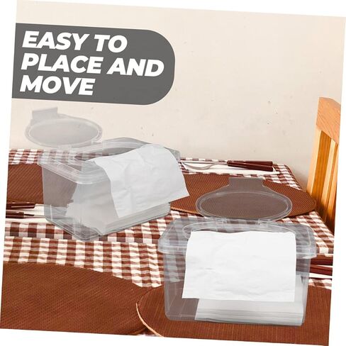 SAFIGLE 2pcs Baby Wipes Box Wipe Holder for Bathroom Diaper Dispensers Wet Wipe Dispenser Toilet Tissue Holder Stand Car Heater Travel Wipes Case Wipe Holder for Diaper Bag Pp Household in Saudi Arabia